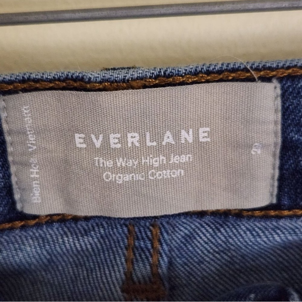 Everlane Way High Jean Organic Cotton Size 29 - Picture 2 of 6